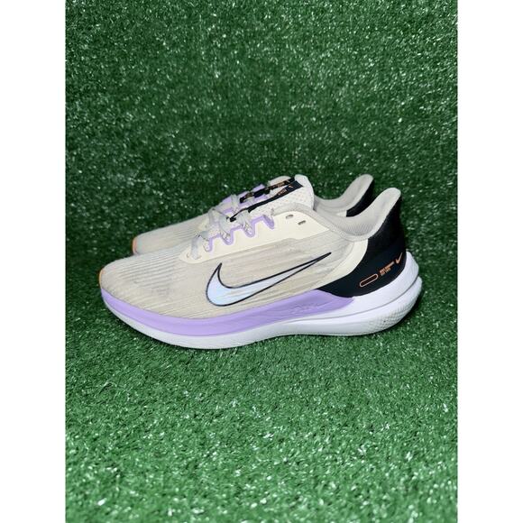 Nike Women’s Air Winflo 9 Grey Purple Running Shoes Athletic Sneakers Size 7.5‎ - Picture 4 of 9